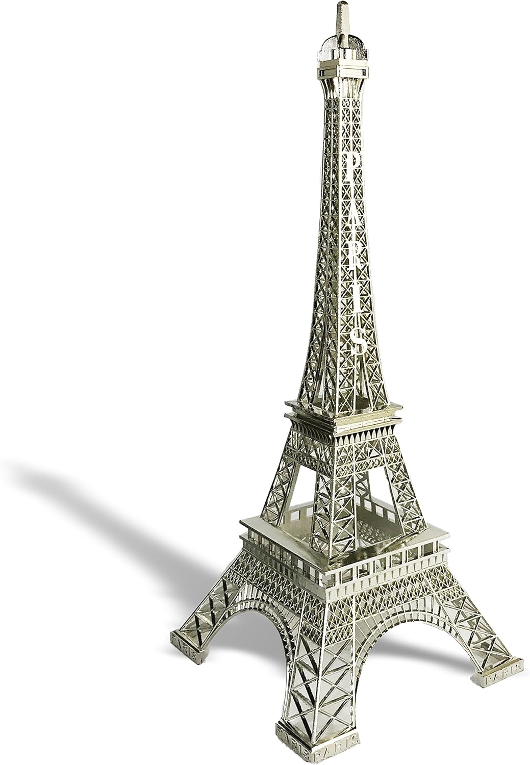 allgala 19 Inch 48CM Eiffel Tower Statue Decor Alloy Metal-Silver (EF19-86194)