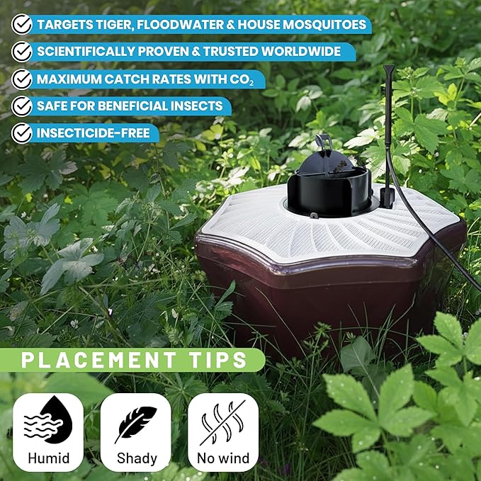 Biogents Mosquitaire Outdoor Mosquito Trap with CO₂ Booster & Sweetscent Lure | Eco-Friendly