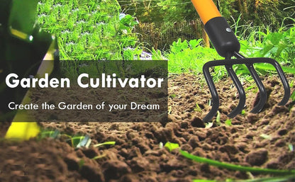Ashman Garden Cultivator (6 Pack)– Sturdy Hand Tiller/Cultivator – Heavy Duty Blade for Digging
