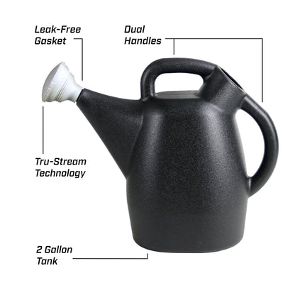 Chapin 2-Gallon Watering Can, Drip-Free Spout for Clean Pour