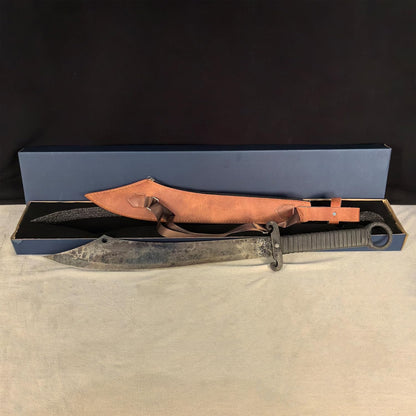 SV Handmade cast Manganese Steel Chopping Blade Sword, Full Tang, Outdoor, Hunting, Camping