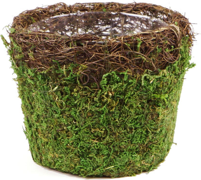 SuperMoss (55152 Vineyard Decorative Moss Basket Ideal for Home Decor, Office Decor, and Indoor