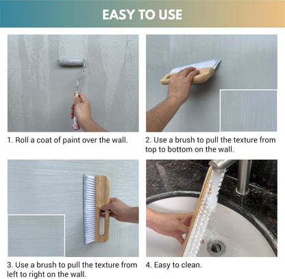 Wallpaper Brush Handle Trowel Hand Finish Concrete Trowel with Comfort Handle for Texturing