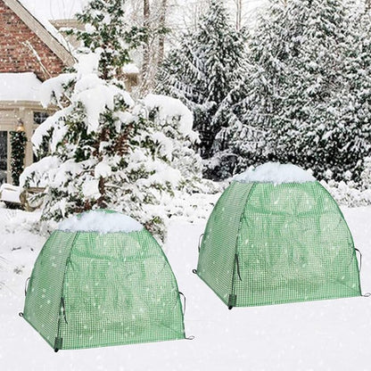 2 Pack Plant Freeze Protection Covers Winter Shrub Covers Plant Frost Protection Tent, Warm Plant