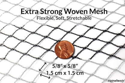 AlpineReach Garden Netting 7.5 x 100 ft Heavy Duty Bird Net, Deer, Plant Protection Extra Strong