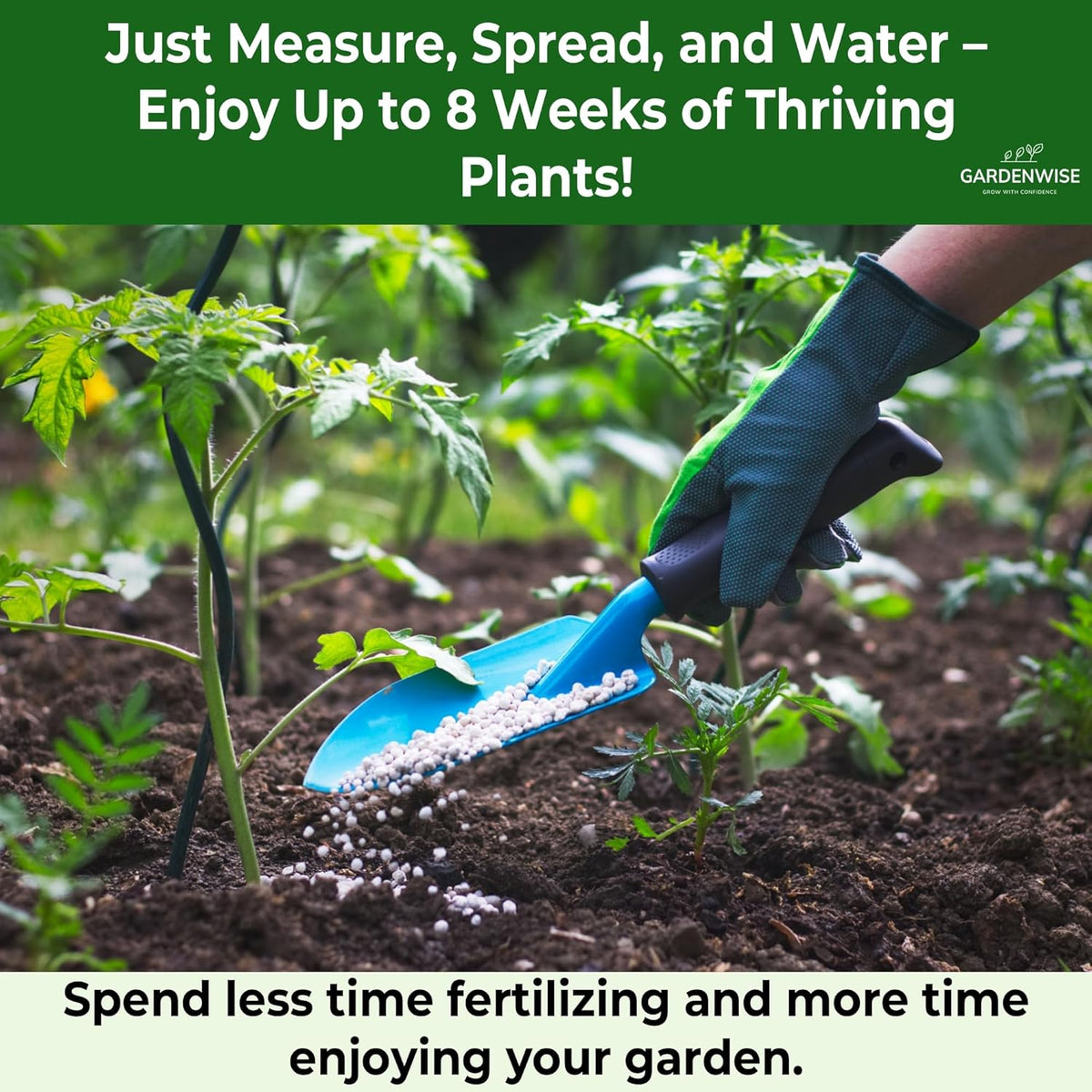 13-13-13 Slow Release Granular Fertilizer – All Purpose Plant Food 13 13 13 for Outdoor Grass