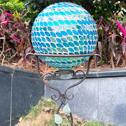 Gazing Globe Stand with 4 Prongs Base, 31.5" Garden Gazing Ball Stands for 10-12 Inches Gazing