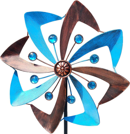 Wind Spinners Outdoor, 10 inch Wind Sculptures & Spinners, Metal Kinetic Wind Spinner, Decorative
