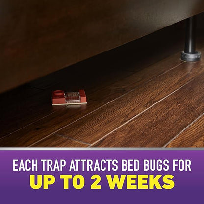 Ortho Home Defense Max Bed Bug Trap, Detect Bed Bugs in Homes and While Traveling, 2 Traps in Each