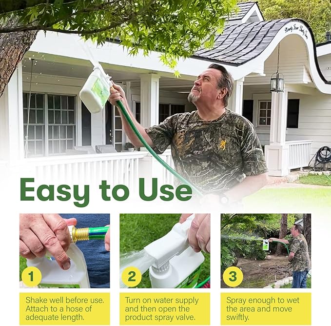 BugMD Mosquito Amigo Ant Killer & Bug Spray - Outdoor Roach, Cockroach, and Spider Killer, Fly and