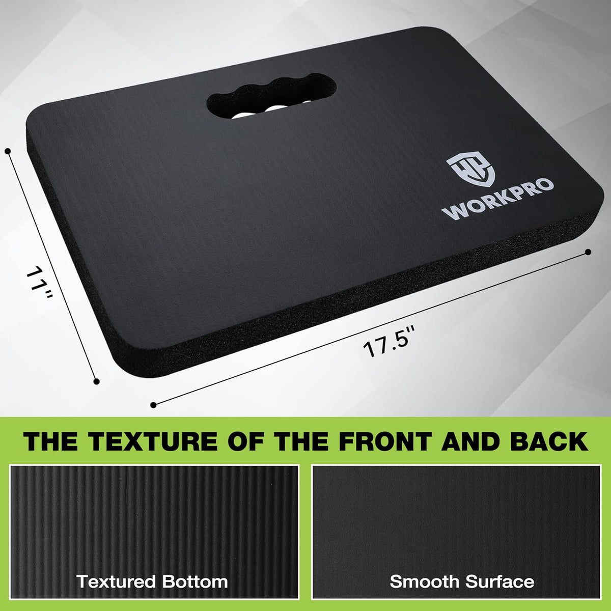 WORKPRO Extra Thick Kneeling Pad, Soft Foam Cushioning for Knee, Large Foam Kneeler Mat for