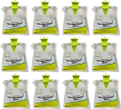 RESCUE! Disposable Yellowjacket Trap - Mountain & Pacific Formula - 12 Traps