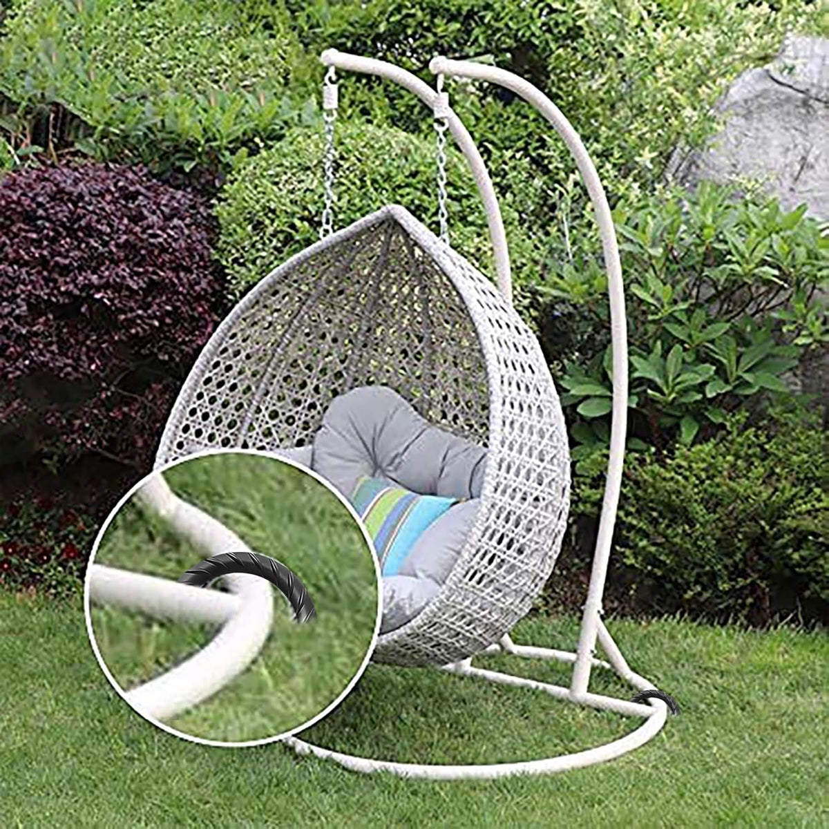 Rebar Stakes 16 inch, Heavy Duty J Hook Ground Stakes, 5/16 inch Curved Steel Tent Stakes Anti Rust