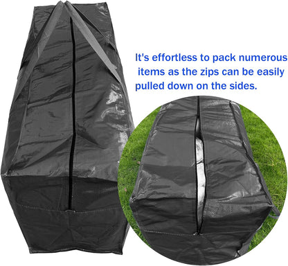 66 Gallon Extra Large Storage Bags, Huge Moving Bags Heavy Duty with Zipper and Stronger Handles