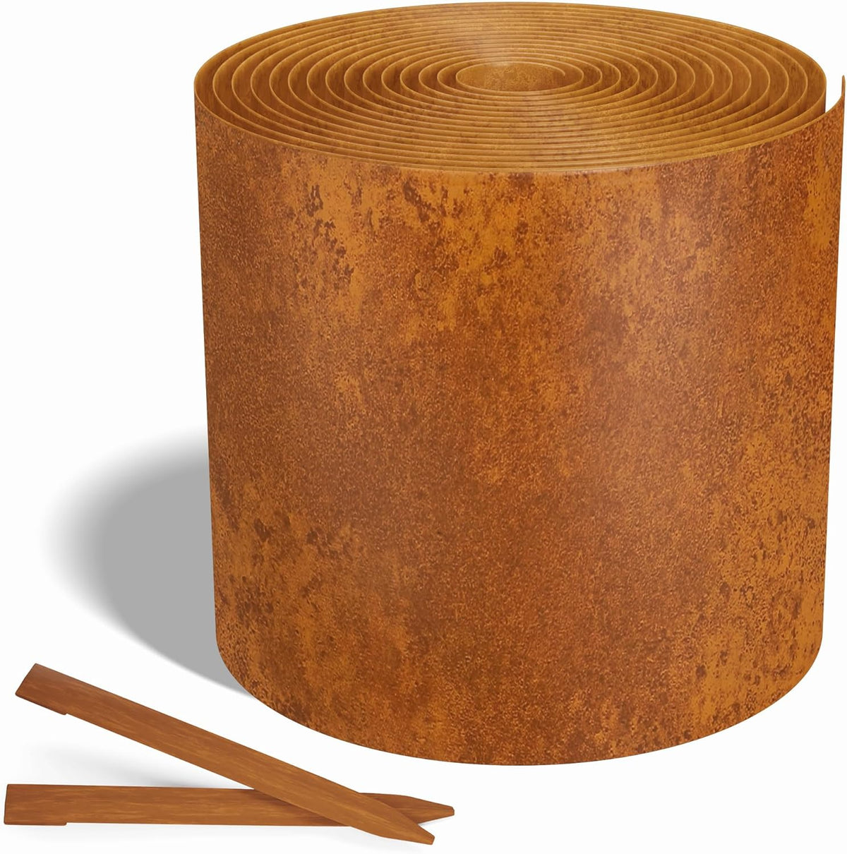Worth Galvanized Steel Landscape Edging 10" x25' Metal Garden Edging Roll Flexible Bender Border