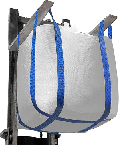 FIBC Bulk Bags,Holds up to 4400 lbs Construction Bags Heavy Duty,210-Gallon Woven Polypropylene