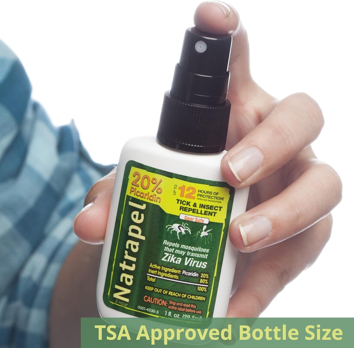 Natrapel Tick & Insect Repellent - Bug Spray with 20% Picaridin - Family Protection Against