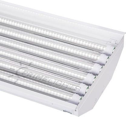 PrimeLights 6 Bulb/Lamp T8 LED High Bay Warehouse, Shop, Commercial Light Fixture