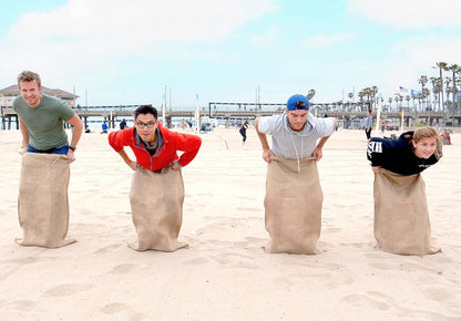 Sandbaggy Burlap Bags Large 24" x 40" - Potato Sack Race Bags for Kids & Adults | Perfect Birthday