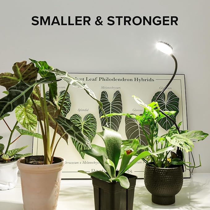 Plant Grow Lights, Clip on Grow Light for Indoor Plants, Full Spectrum LED Plant Lights for Indoor