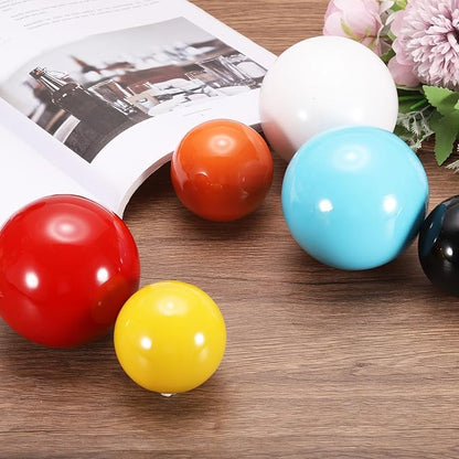 uxcell 2 Pcs Gazing Globe Decor Ball 3.5 Inch 90mm Reflective Garden Sphere Polished Hollow Ball