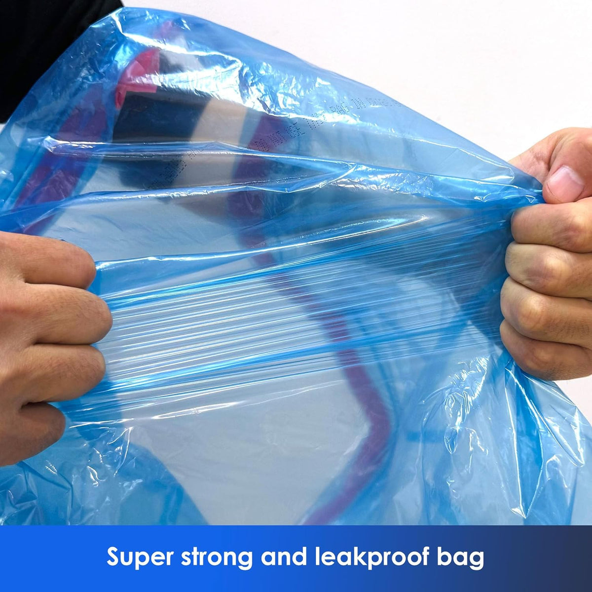 13 Gallon Recycling Trash Bags, Unscented 200 Count Drawstring Tall Kitchen Garbage Bags