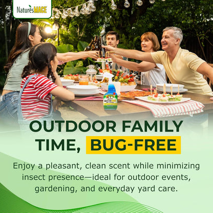Nature’s MACE Outdoor Pest Repellent Spray – Kills & Repels Multiple Insect Types – Treats Lawns