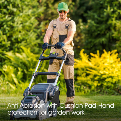 COOLJOB Thorn Proof Garden Gloves with Touchscreen Fingers for Men, Rose Pruning Work Gloves with