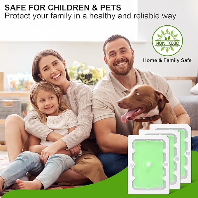 Qualirey 24 Pack Mouse Glue Trap, Super Sticky Traps Mouse Size for Mice and Rats, Pre-Scented, Non