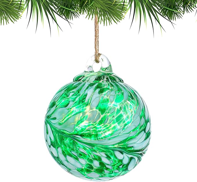 Hand Blown Glass Gazing Balls for Garden Hanging Friendship Balls Christmas Ball Ornaments for Xmas