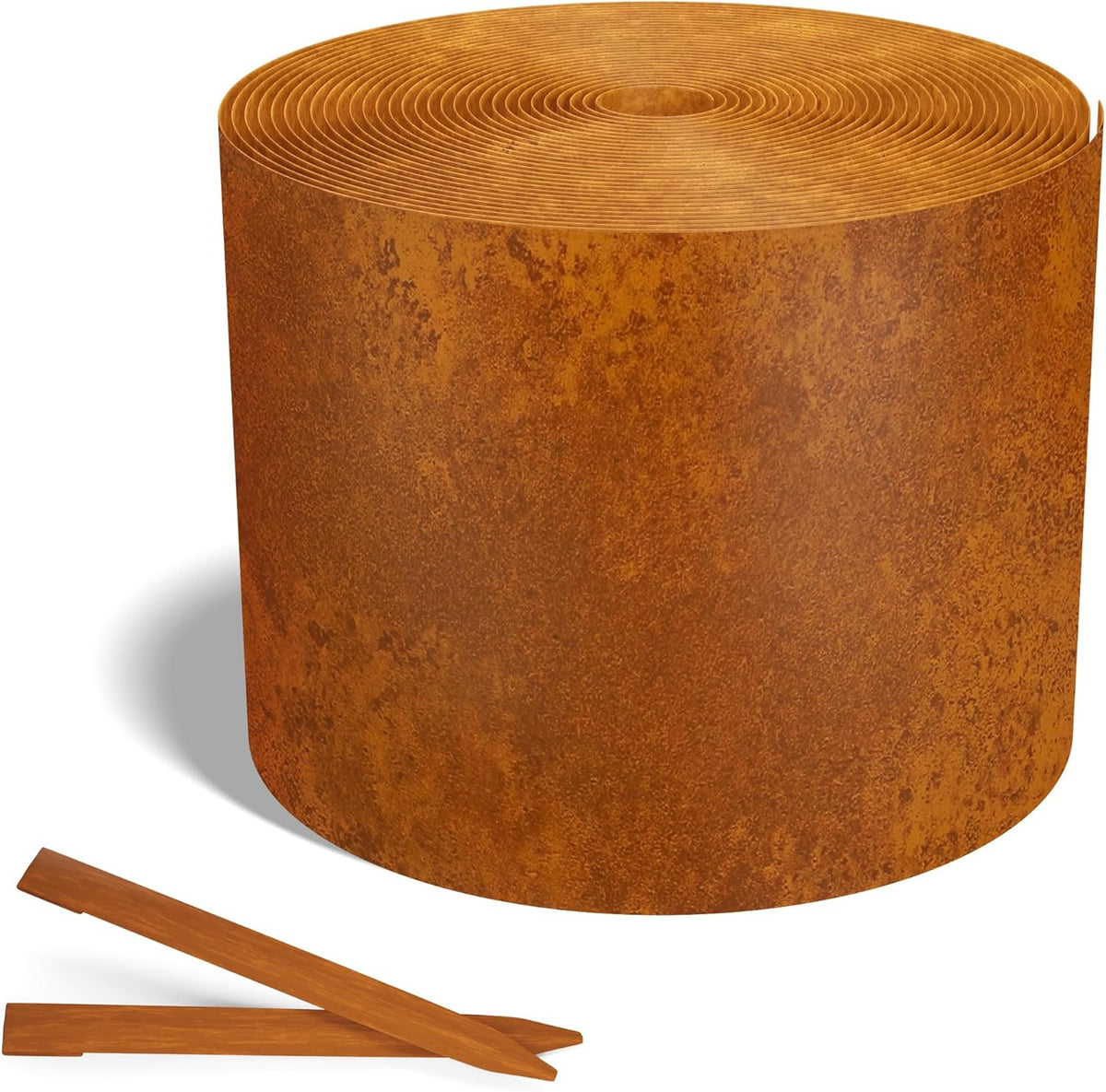Worth Galvanized Steel Landscape Edging 8" x50' Metal Garden Edging Roll Flexible Bender Border