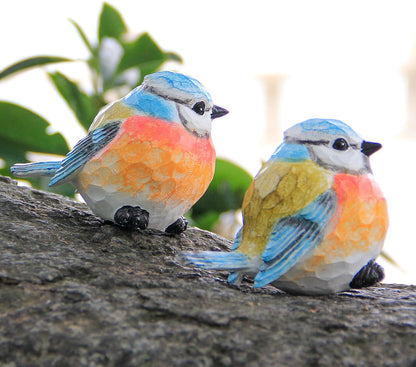 Bird Statue for Garden Decoration,A Set of 2 Pieces Garden Sculptures & Statues,Animal Bird