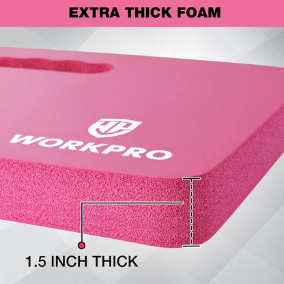 WORKPRO Extra Thick Kneeling Pad, Soft Foam Cushioning for Knee, Large Foam Kneeler Mat for