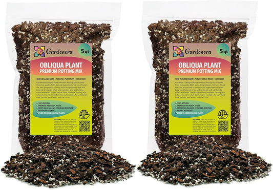 GARDENERA Planting Mix for Monstera Obliqua - Steady Growth and Vibrant Leaves by Gardenera - 10