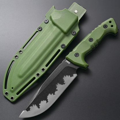 GTK7 Fixed Blade Knife DC53 Steel Blade Full Tang Nylon Fiberglass Handle EDC Fixed Knifes for