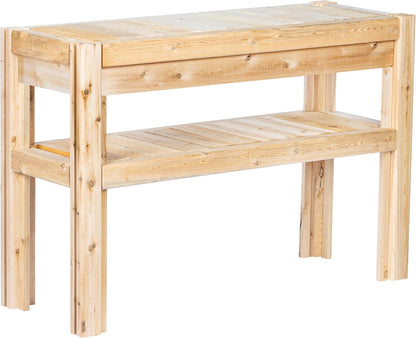 Greenes Fence Cedar Adjustable Storage Shelves, 44 in. x 16 in. x 30 in. - Made in USA with North
