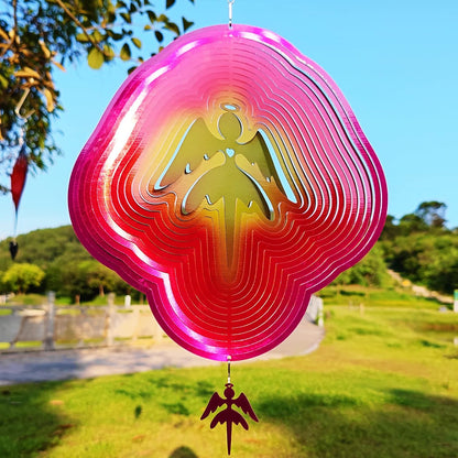 DJUAN Angel Wind Spinners for Yard and Garden Decor Angel Gifts for Women Wind Spinner Outdoor