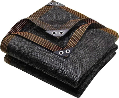 winemana 90% Black Shade Cloth, 3.3 x 13.3 FT Mesh Tarp for Garden Greenhouse Patio, Plants Heat