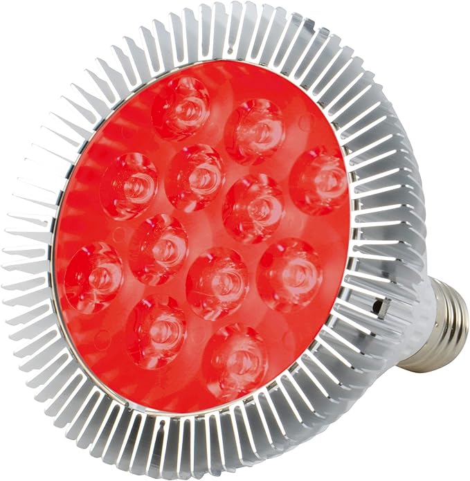 ABI 12W Deep Red 660nm LED Bloom Booster Grow Light Bulb for Flowering and Spectrum Enhancement