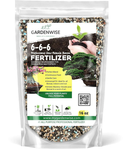 Bonsai Fertilizer Pellets – Slow-Release Bonsai Tree Fertilizer & Food for Compact Growth, Dense