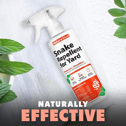 Snake Repellent Spray for Yard,Snake Deterrent for Outdoor Use, 16 oz (475mL)