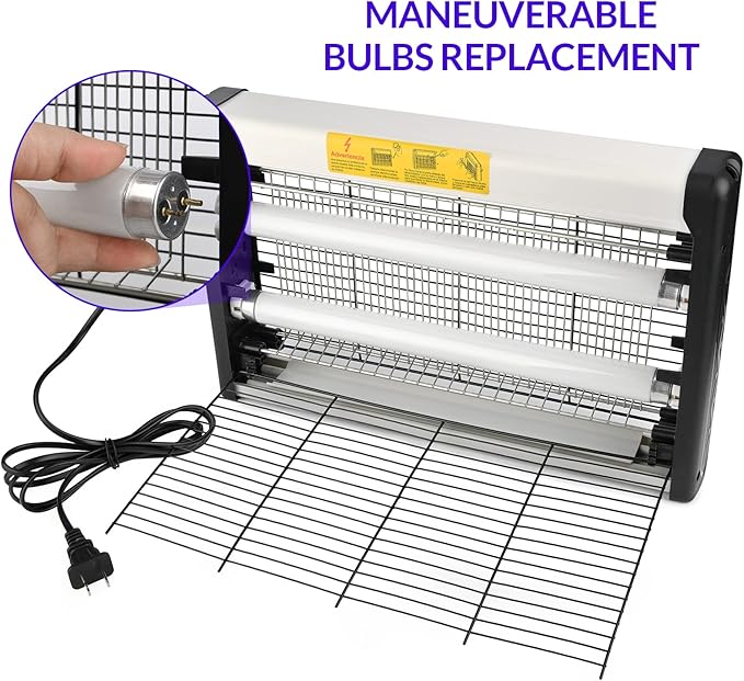 mafiti Bug Zapper Fly Traps Indoor Hanging Electric Mosquito Killer 3500V Gnats Fruit Trap for Home
