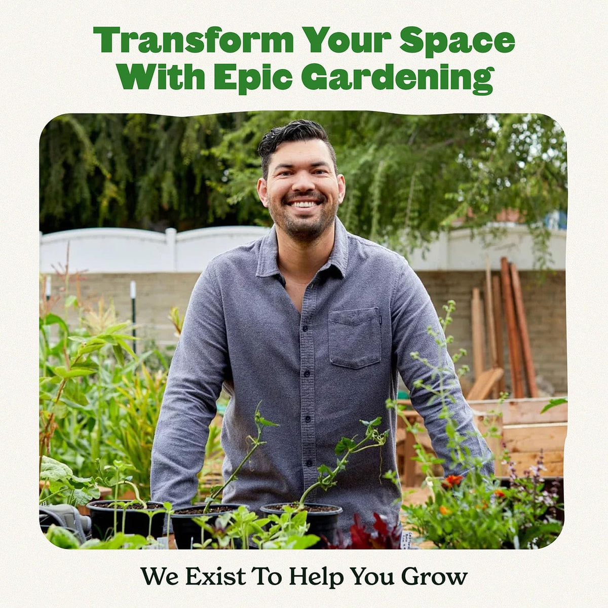Epic Gardening Reusable Seed Starter Tray - Easy Watering Seed Starting Trays - Gardener Friendly