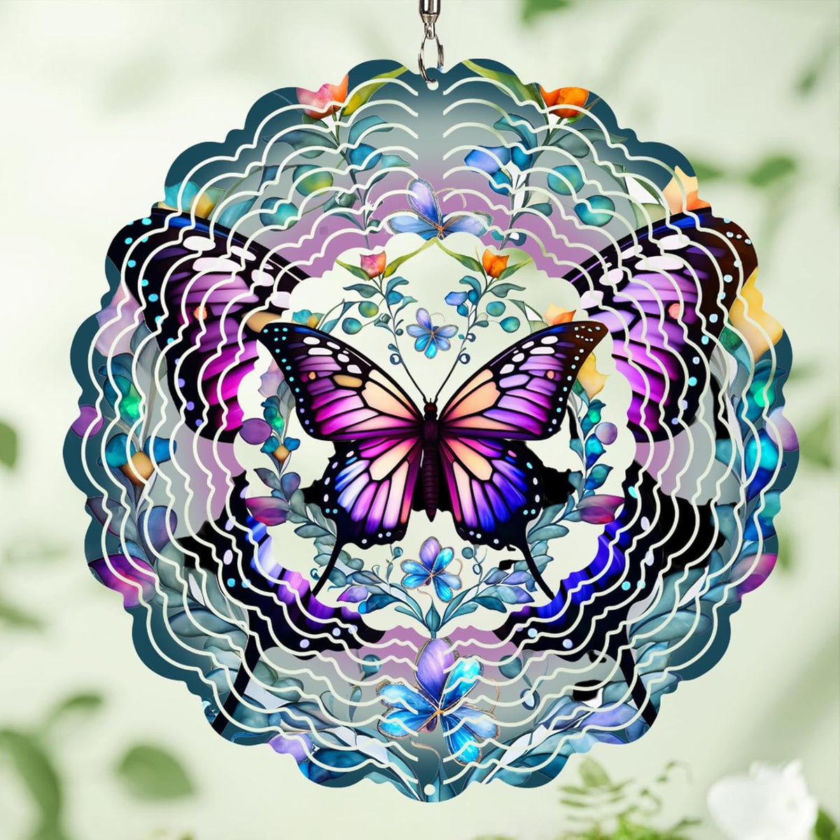 Butterfly Wind Spinners Outdoor - 12 inch from Daughter, Birthday Gifts for Women, Butterflies
