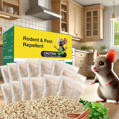 Mouse Repellent Pest Control Pouches, Safe for Pets and Humans, Natural Rodent Deterrent for Mice