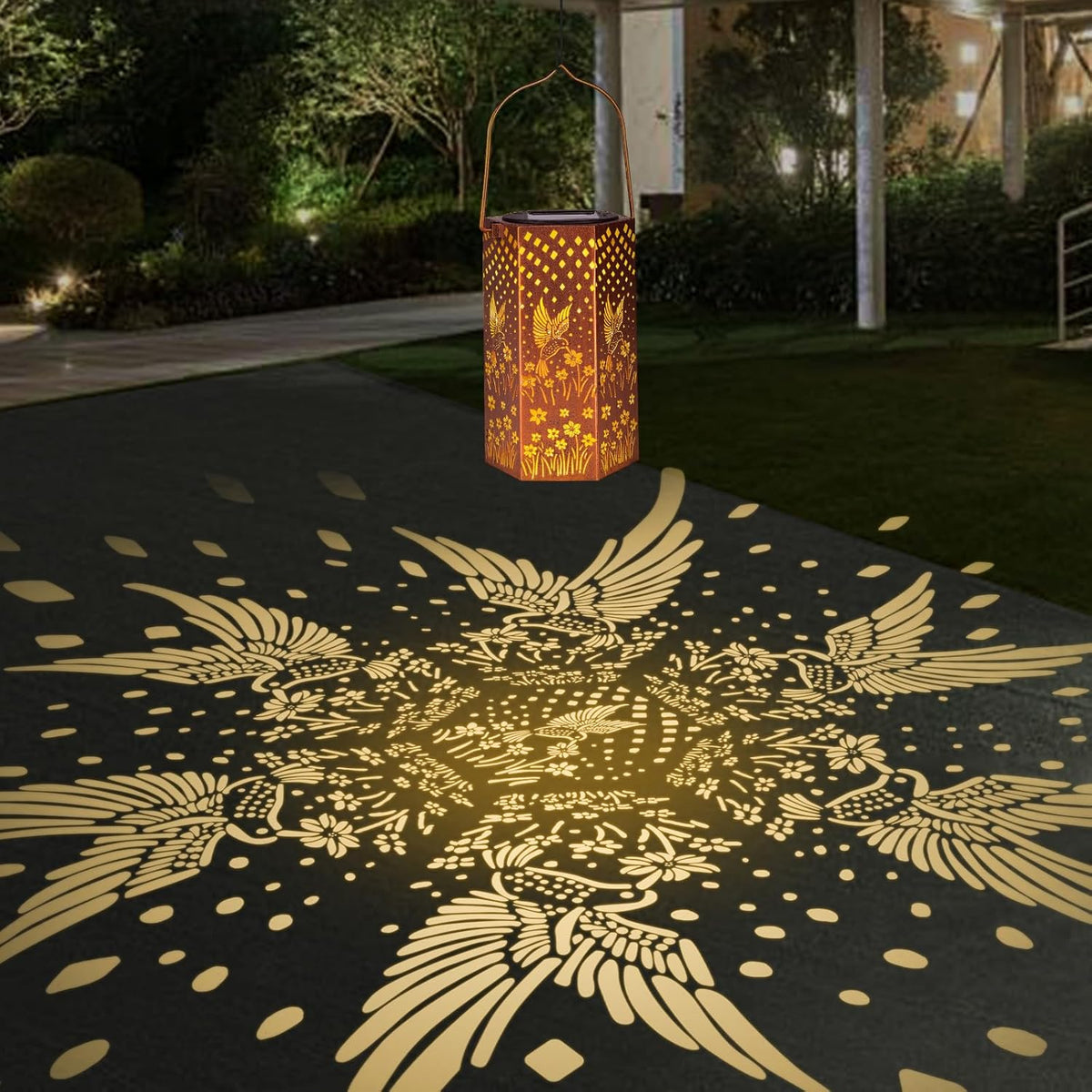Gifts for Women Men Mom Hummingbird Solar Lights Outdoor - Christmas Decorations, Mothers Day