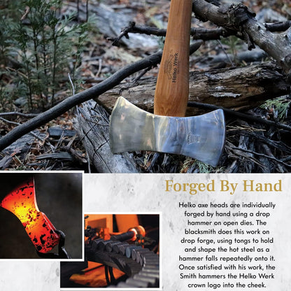 1844 Helko Werk Germany Classic Odyssey Double Bit Axe - Made in Germany Double Bit Axe and Felling
