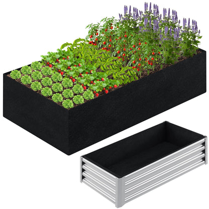 6x3x2FT Raised Garden Bed Liner for Gardening Outdoor, 2mm Thick, Rectangle