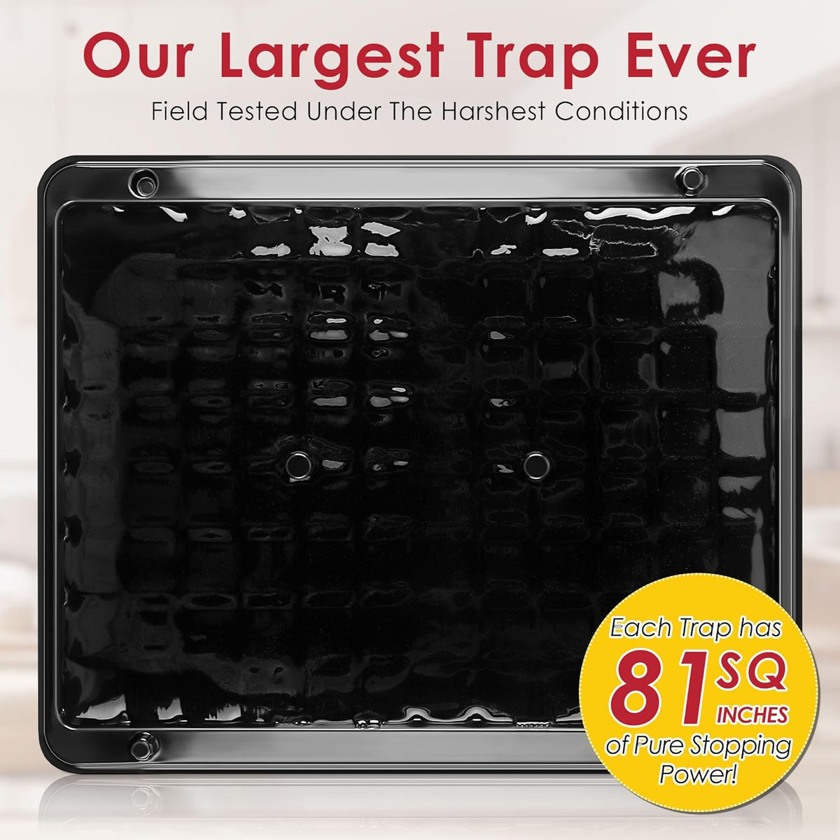 Qualirey 10 Pack Jumbo Rat & Mouse Glue Traps, 11.8 X 9.84 in Large Heavy Duty Mouse Traps Indoor