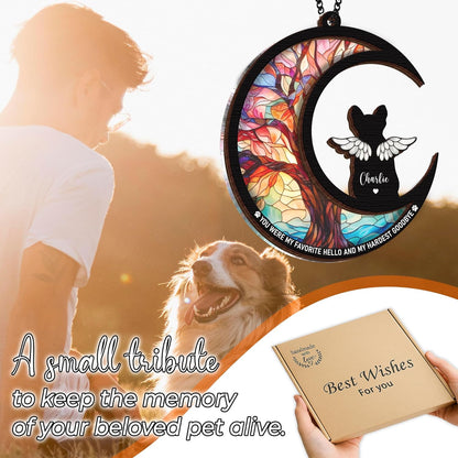 Personalized Dog Memorial Gifts, Pet Memorial Ornament, Sympathy Keychain for Dogs, Pet Remembrance